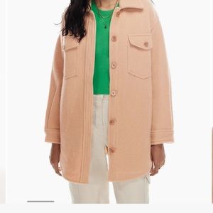 Ganna Shirt Jacket by Aritzia, color: chasm, size: XXS